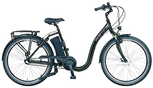 Elektrofahrräder : Prophete Unisex – Erwachsene GENIESSER 22.ESC.20 City E-Bike 26" BLAUPUNKT VR-Motor, schwarz