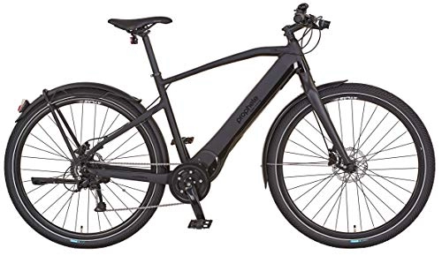 Elektrofahrräder : Prophete Unisex Erwachsene GENIESSER e3.0 City E-Bike 28" Elektrofahrrad schwarz matt RH 50 cm