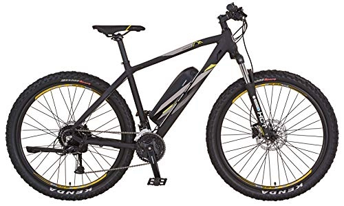 Elektrofahrräder : Prophete Unisex – Erwachsene Graveler 20.ESM.10 Mountain E-Bike 27, 5" BLAUPUNKT HR-Motor, schwarz, RH 48