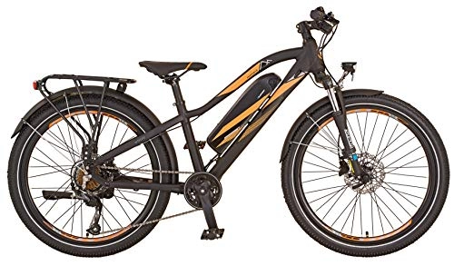 Elektrofahrräder : Prophete Unisex Jugend Graveler eSUV 20.ESS.10 E-Bike 24" BLAUPUNKT HR-Motor, schwarz, RH 34