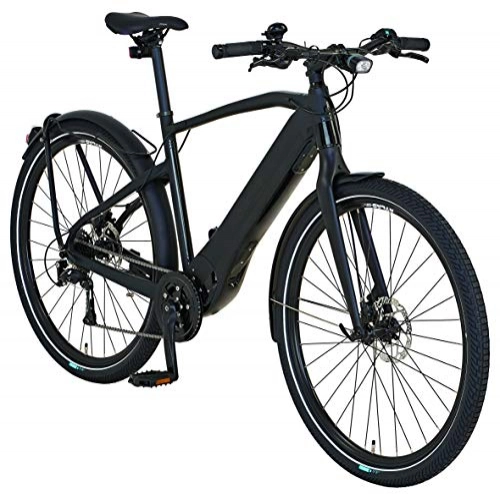 Elektrofahrräder : Prophete Urban Elektro Fahrrad Shimano E Bike 36V AEG Mittelmotor Pedelec Black Rh50cm B Ware Shimano 8 Gang