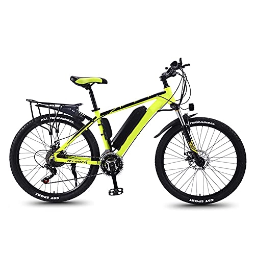 Elektrofahrräder : QININQ E-Bike Mountainbike 26 Zoll Elektrofahrrad 250W Elektrisches Fahrrad mit 36V 8Ah Lithium-Batterie und 27-Gang-gänge