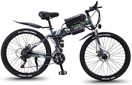Elektrofahrräder : Qinmo Elektro-Fahrrad, 26''E-Bike for Erwachsene Elektro-Mountainbike mit LED-Scheinwerfern und 36V 13AH Lithium-Ionen-Akku 350W MTB for Mnner Frauen (schwarz)