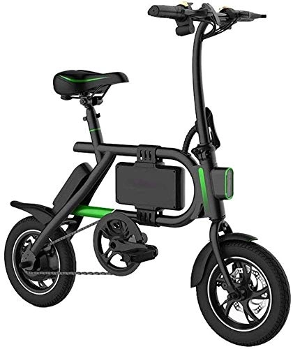 Elektrofahrräder : Qinmo Elektro-Fahrrad, elektrisches Fahrrad Erwachsene, Folding E-Bike mit 350W / 36V Batterie Hchstgeschwindigkeit 25 km / h 12-Zoll-Rder Zweischeibenbremsen for Erwachsene & Jugendliche & Commuter