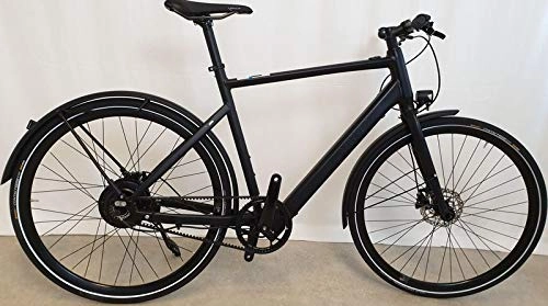 Elektrofahrräder : Rabeneick TX-E Bafang Urban Elektro Fahrrad 2020 (28" Herren Diamant 55cm, Schwarz matt)