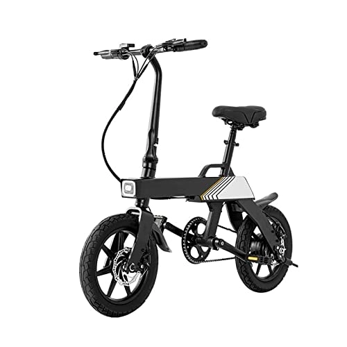 Elektrofahrräder : Radfahren Elektrofahrräder, Reisen für Erwachsene, tragbare zusammenklappbare Elektrofahrräder, Stadtfahrräder, Pendeln zur Arbeit (Black 121x104cm)