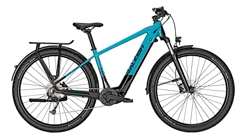 Elektrofahrräder : Raleigh Dundee 9 500Wh Bosch Elektro Trekking Bike 2022 (29" Herren Diamant L / 48cm, Tealblue / Magicblack Glossy (Herren))