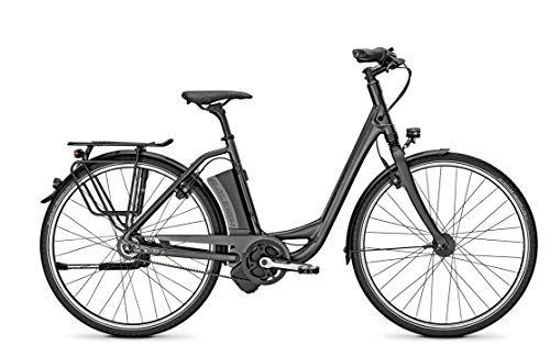 Elektrofahrräder : Raleigh E-Bike LEEDS IMPULSE PLUS 8G NEXUS 36V 11AH Riemenantrieb LEICHT, Rahmenhhen:46;Farben:Diamantschwarz matt