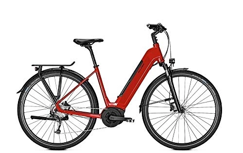 Elektrofahrräder : RALEIGH Kent 9 Freilauf 13, 4Ah Einrohr E-Bike E-Trekking Elektrofahrrad firered Glossy 2020 RH 43 cm / 28 Zoll