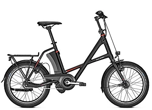 Elektrofahrräder : RALEIGH Leeds Compact E-Bike 17 Ah Freilauf Elektrofharrad Urban Bike Fahrrad magicblack matt 2019 RH 46 cm / 20 Zoll