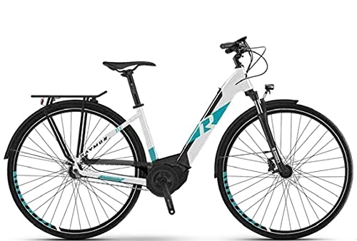 Elektrofahrräder : RAYMON CityRay E 7.0 CB Wave Unisex Pedelec E-Bike City Fahrrad weiß 2021: Größe: 46 cm / S
