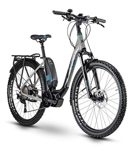 Elektrofahrräder : RAYMON Crossray E 5.5 Street Pedelec E-Bike Trekking Fahrrad grau / schwarz / orange 2020: Größe: 44 cm