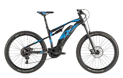 Elektrofahrräder : RAYMON E-Seven Trailray 7.0 27.5'' Pedelec E-Bike MTB schwarz / blau 2019: Größe: 48cm