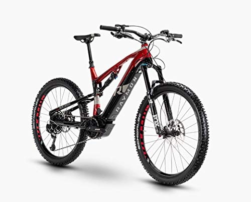 Elektrofahrräder : RAYMON Fullray E-Nine 10.0 29'' Pedelec E-Bike MTB rot / schwarz 2020: Größe: 48 cm