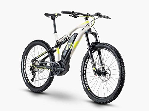 Elektrofahrräder : RAYMON Fullray E-Nine 5.0 29'' Pedelec E-Bike MTB grau / grün 2020: Größe: 46 cm