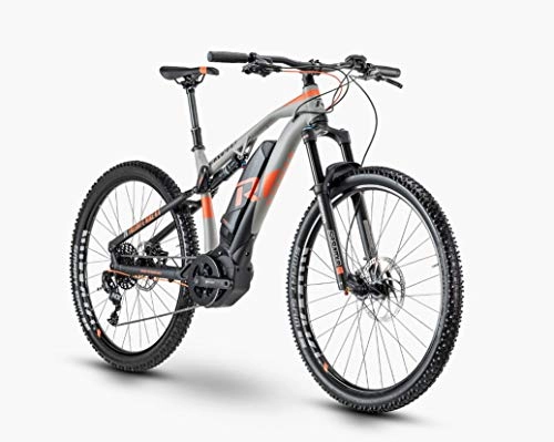 Elektrofahrräder : RAYMON Fullray E-Nine 6.0 29'' Pedelec E-Bike MTB grau / rot 2020: Größe: 50 cm