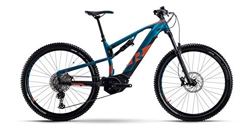 Elektrofahrräder : RAYMON Fullray E-Nine 7.0 29'' Pedelec E-Bike MTB blau / orange 2021: Größe: 40 cm / S