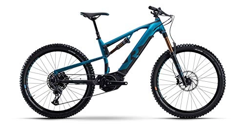 Elektrofahrräder : RAYMON Fullray E-Seven 10.0 27.5'' Pedelec E-Bike MTB blau / schwarz 2021: Größe: 44 cm / M
