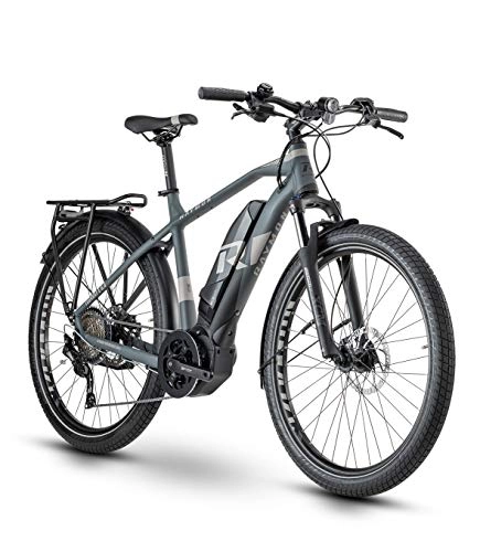 Elektrofahrräder : RAYMON Tourray E 6.0 Pedelec E-Bike Trekking Fahrrad grau 2020: Größe: 52 cm