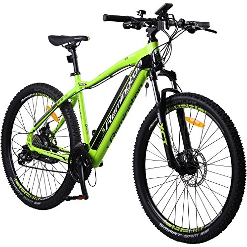 Elektrofahrräder : REMINGTON Rear Drive MTB E-Bike Mountainbike Pedelec, Farbe:Grün