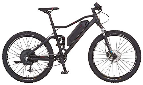 Elektrofahrräder : REX Unisex – Erwachsene Graveler e9.7 E-MTB 27, 5" Elektrofahrrad, schwarz matt, RH 48 cm