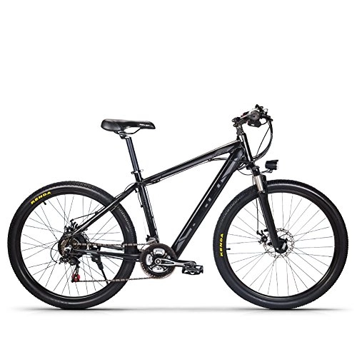 Elektrofahrräder : RICH BIT® Mountain E-Bike tp-800 250 W * 36 V LG Akku verdeckter in Rahmen 7 Gängen 66 cm Rad Bremse, grau