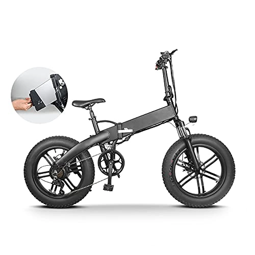 Elektrofahrräder : RUBAPOSM Zusammenklappbare Elektrofahrräder für Erwachsene, 26-Zoll-Elektrofahrrad, bürstenloser 550-W-Motor, herausnehmbare 36-V / 10-Ah-Lithium-Ionen-Batterie, 7-Gang-Getriebe