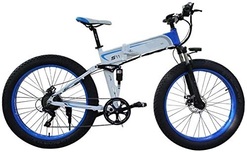 Elektrofahrräder : RVTYR 26-Zoll-2020 beliebtestenes Elektro-Fahrrad Fett Reifen 48v elektrisches Fahrrad faltbar Fett Reifen Elektro-Fahrrad e Bike Mountainbike (Color : 36V10AH350W)