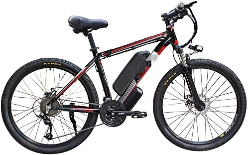 Elektrofahrräder : RVTYR Elektrisches Fahrrad Electric Mountain Bike 350W Ebike 26 '' Elektro-Fahrrad, 20mph Erwachsene Ebike mit abnehmbarem 10Ah-Batterie, Profi 21 Gang-Schaltung e-Bike klapprad
