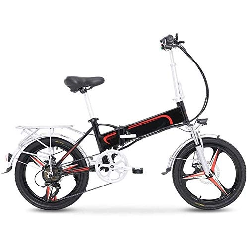 Elektrofahrräder : Rxrenxia Folding Elektro-Bike, 14 Zoll Smart-APP Tram Tragbare Falten Fahrrad-Batterie Bequem Und Schnell Pendel Für Reisen Freizeit Fitness Camping