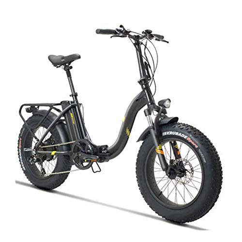 Elektrofahrräder : Rxrenxia Folding Elektro-Fahrrad, Aluminium Rahmen Bewegliche Fahrrad-Leistung Motor Lithium-Batterie Fahrrad Im Freien Adventure Sport Bike