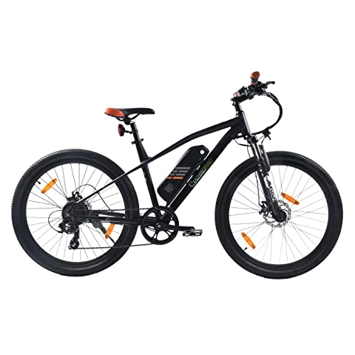 Elektrofahrräder : SachsenRAD E-Bike R6 Neo 29 Zoll Elektrofahrrad Pedelec mit TÜV | bis zu 25 km / h und 150km, 36V 500Wh Akku, 250W Motor, 7-Gang-Schaltung, Scheibenbremse | Damen Herren Mountainbike MTB
