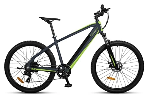 Elektrofahrräder : SachsenRAD E-Bike RR 27, 5 Zoll Sport Mountainbike, 36V 250W Motor, Shimano 7-Gang Scheibenbremsen LCD-Display, Kenda Reifen, Vorderlicht mit StVZO-Zertifiziert