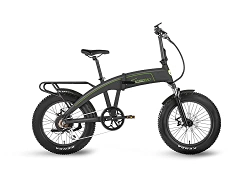 Elektrofahrräder : SachsenRAD E-Folding Bike Klapprad F6 Safari 20 Zoll Fatbike StVZO | Interne Kabelführung | Hochwertige Eloxierung | Ebike Elektrofahrräder Klappbar Pedelec e-Fatbike, starker Geländermotor