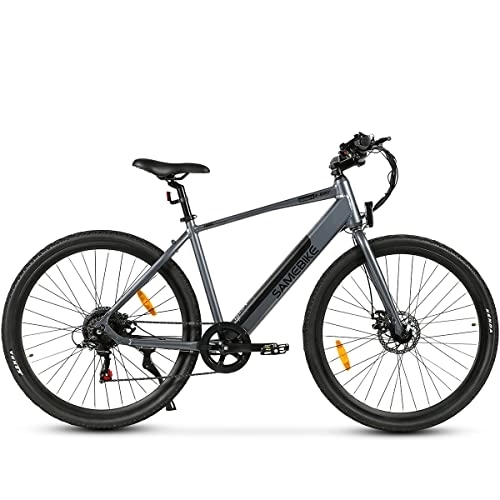 Elektrofahrräder : SAMEBIKE E Fahrrad Mountainbike E-Bike 27.5 Zoll elektrisches Fahrrad Mountainbike mit Abnehmbarer Lithium-Batterie 36V
