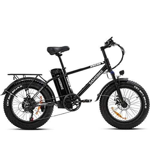 Elektrofahrräder : SAMEBIKE Ebike Elektrofahrrad E-Bike Mountainbike City Bike Herren Damen 20 * 4.0 Zoll E-Fahrrad 48V13AH bis 55-110km Off-Road mit Shimano 7 Gängen