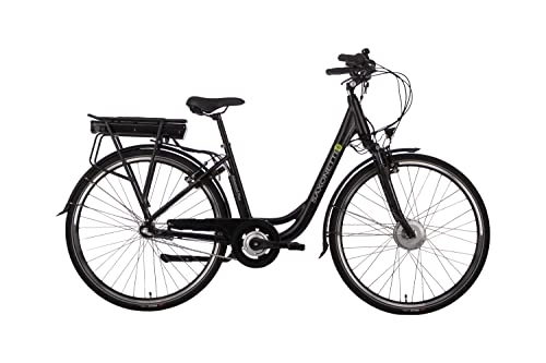 Elektrofahrräder : SAXONETTE E-Bike Advanced Plus 45cm 10, 4 Ah Schwarz Matt