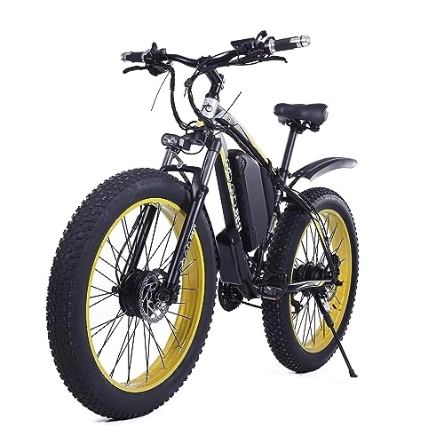 Elektrofahrräder : Shienfir GF700 E-Mountainbike, 26x4.0 Zoll Fat Tire E-Bike MTB, Trekkingrad E-Cityrad mit 48V 17.5AH Akku, 3 Fahrmodi Elektrofahrrad Unisex-Adult