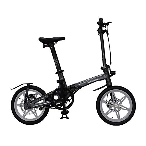 Elektrofahrräder : SHIJING 16inch Falten elektrische Fahrrad Aluminiumlegierung elektrisches Fahrrad Falten Ultra-leichte und leicht, das elektrische Fahrrad zu tragen