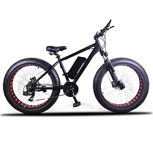 Elektrofahrräder : Shiyajun 26 Zoll 21 Geschwindigkeit 350 W breiter Reifen elektrisches Schneemobil ATV Lithium Batterie elektrisches Powerbike-4