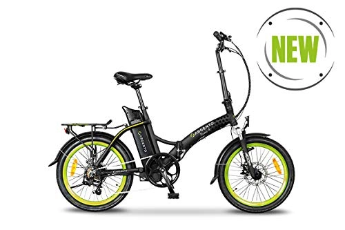 Elektrofahrräder : Silber Bike - Feder-S Gelb 2020. (E-Bike klappbar)