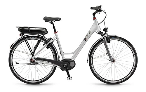 Elektrofahrräder : Sinus BC30f ER 28 Zoll E-Bike Silber Matt (2016), 46