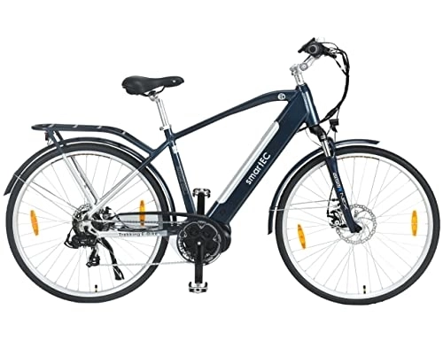 Elektrofahrräder : smartEC TrekX-MH Trekking | E-Bike | City Elektrofahrrad | 28 Zoll Lithium-Ionen-Akku 36V / 13Ah 250W Mittelmotor Fahrunterstützung 25 km / h Modelljahr 2022