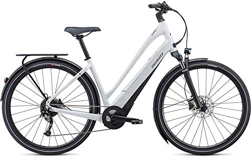 Elektrofahrräder : SPECIALIZED Turbo Como 3.0 Low-Entry 2020 | E-Bike | Elektrofahrrad | Citybike mit E-Motor, Rahmengre:S, Farbe:Metallic White Silver / Black