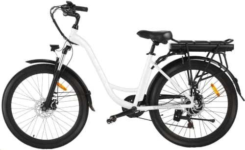 Elektrofahrräder : Speedrid 26 Zoll Retro City E-Bike Tiefeinsteiger mit 36V-12.5 AH(450Wh) Akku und 250 W Motor für Damen und Herren, Elektrofahrrad / Pedelec im Barockstil