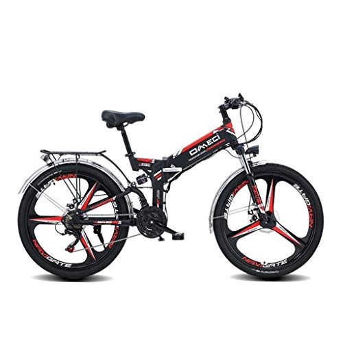 Elektrofahrräder : Style wei Folding E-Fahrrad 48V Hilfs Mountainbike 26inch Faltrad 21-Gang-Elektro-Fahrrad Multi-Mode-Elektro-Fahrrad Falten