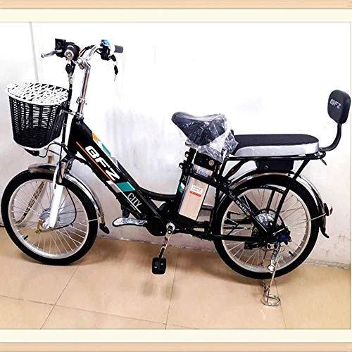 Elektrofahrräder : suyanouz Haushalt Elektro-Fahrrad-Aluminiumlegierung 250W Lithium-Batterie 22 Zoll Adult Batterie-Auto