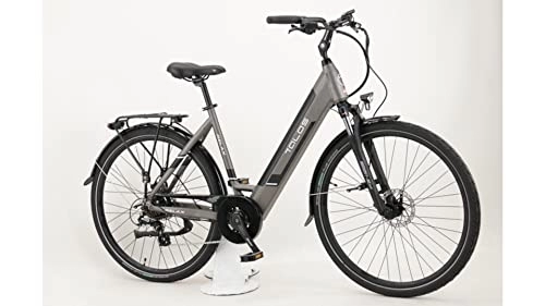 Elektrofahrräder : Talos Relax 7K City- / Trekking E-Bike 28 Zoll 418Wh Akku 7 Gang Kettenschaltung braun Bafang