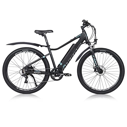 Elektrofahrräder : TAOCI 27.5 Zoll Elektrofahrrad City Pendel Fahrrad für Herren Erwachsene mit 36V Abnehmbarer Lithium-Akku E-Bike Shimano 7-Gang Mountainbikes für Reisen Workout