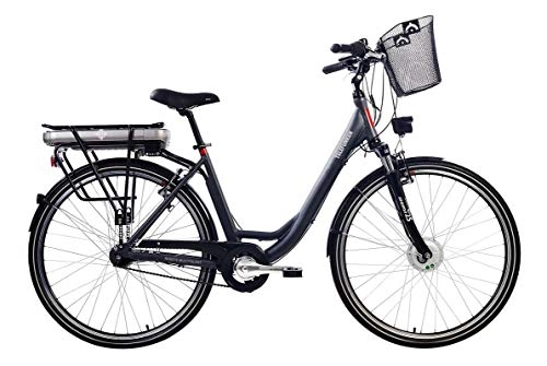 Elektrofahrräder : Telefunken RC657 Multitalent City E-Bike 28' 7 Gang Nabenschaltung, anthrazit